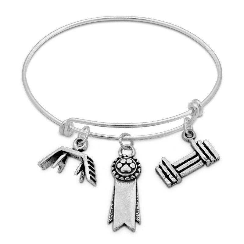 Sterling Silver Agility Charm Bracelet