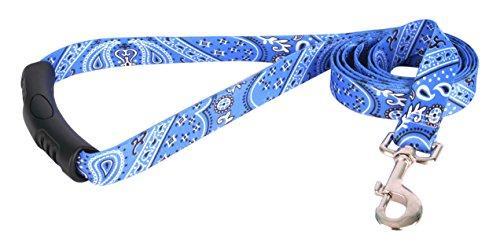 Yellow Dog Design Bandana Blue Ez-Grip Dog Leash