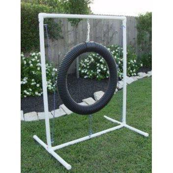 Weave Poles Tire Jump