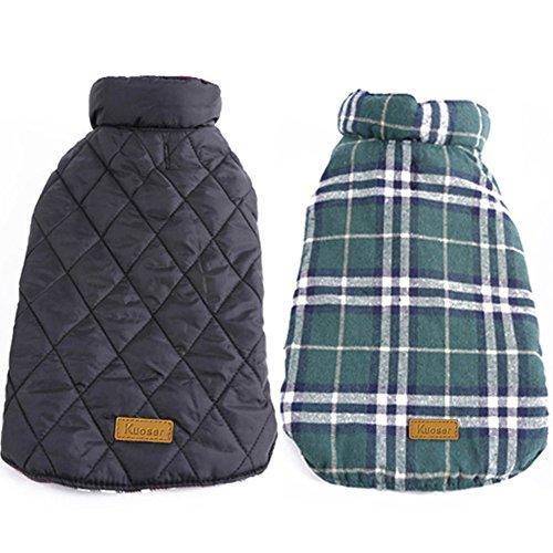 Reversible Plaid Dog Vest