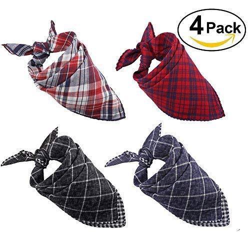 Plaid Bandanas - 4 Pack