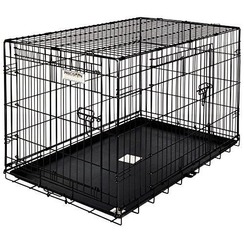 2 Door Crate with Precision Lock System Wire Dog Crate