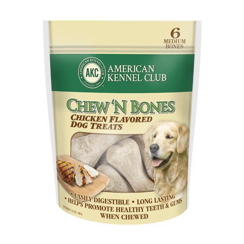 Chew N' Bones Chicken Flavored Dog Treats - 6 Pack