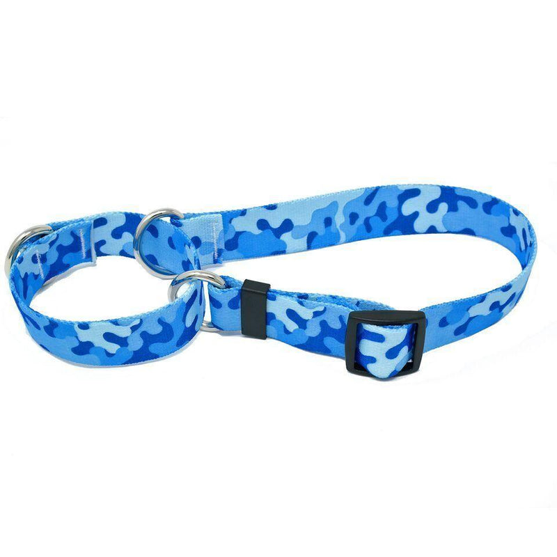 Blue Camo Martingale Collar