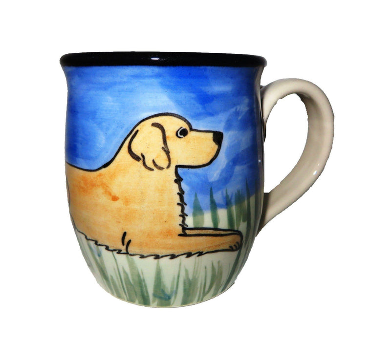 Golden Retriever Hand-Painted Ceramic Mug