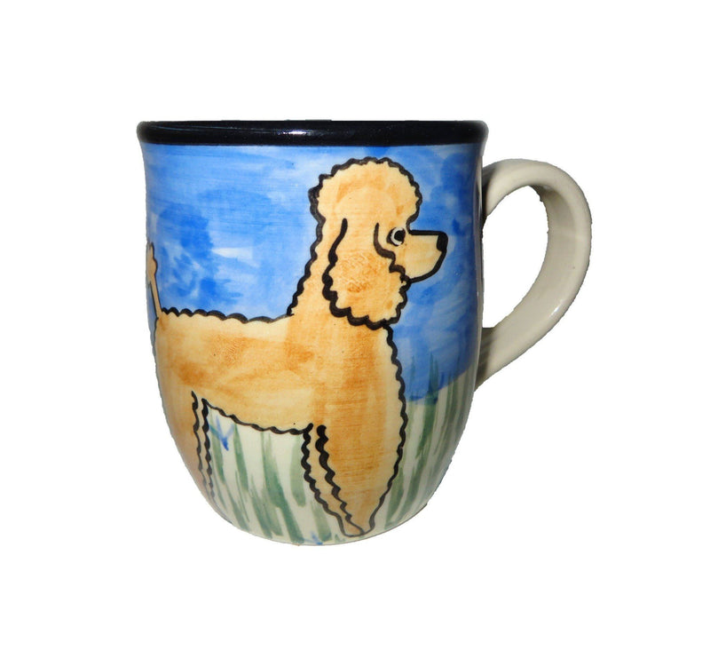 Poodle Hand-Painted Ceramic Mug