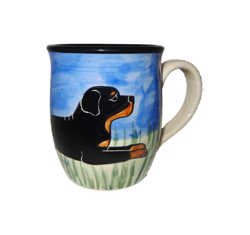 Rottweiler Hand-Painted Ceramic Mug