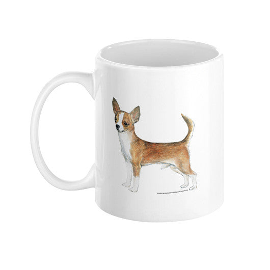 Chihuahua (Smooth Coat) Illustration Coffee Mug