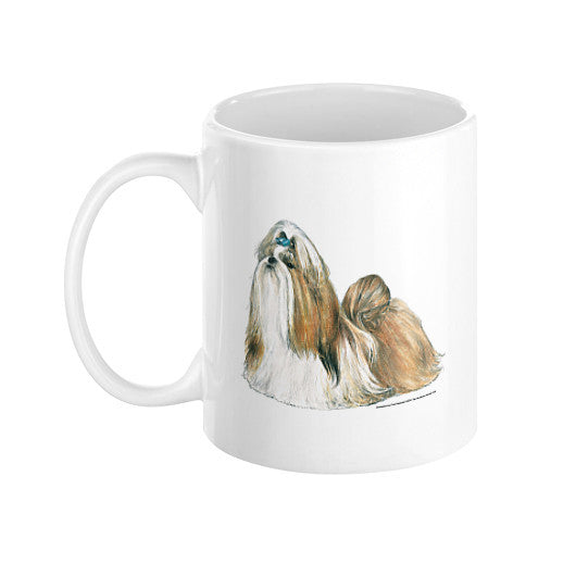 Shih Tzu Illustration Coffee Mug