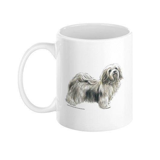 Havanese Illustration Coffee Mug