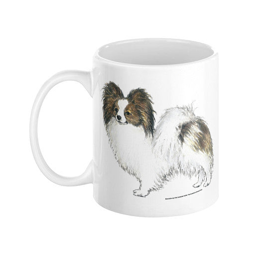 Papillon Illustration Coffee Mug