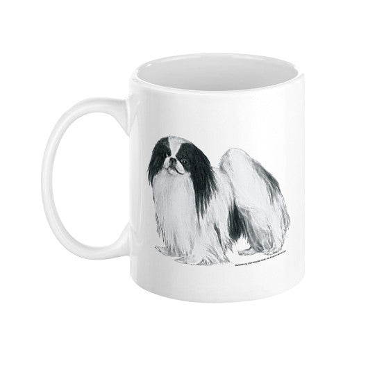 Japanese Chin Illustration Coffee Mug
