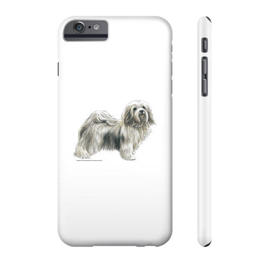 Havanese Illustration Phone Case
