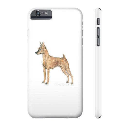 Miniature Pinscher Illustration Phone Case