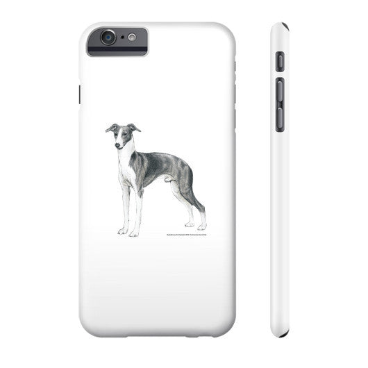 Italian Greyhound Illustration Phone Case