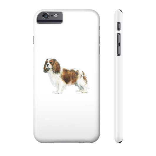 Cavalier King Charles Spaniel Illustration Phone Case