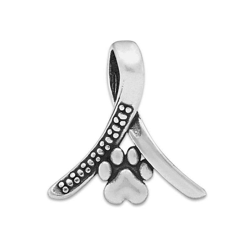 Paw Print Necklace, Rescue Me Pendant