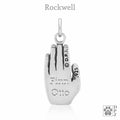 A True Friend Reaches For Your Hand & Touches Your Heart Pendant
