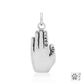 A True Friend Reaches For Your Hand & Touches Your Heart Pendant