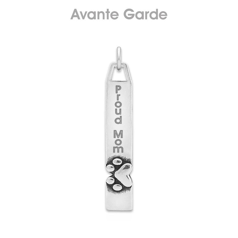 Personalized Paw Print and Heart Necklace, Heart and Soul Pendant