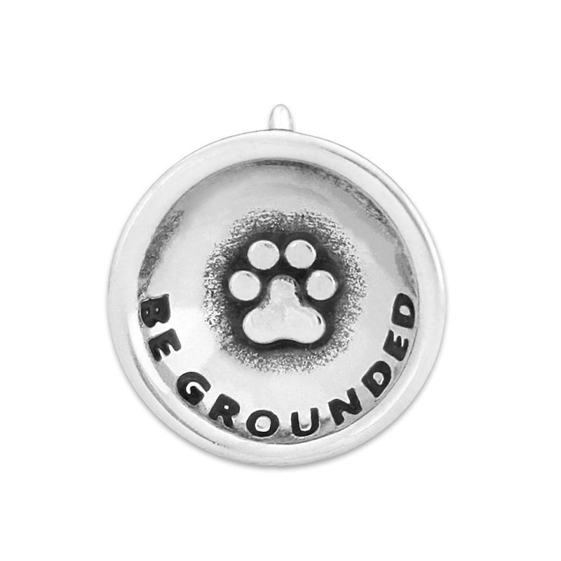 Paw Print Necklace, Be Grounded Pendant