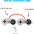 BARK Ate Bit Controllers Squeaky Plush Dog Rope Toy