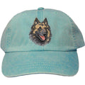 Embroidered Baseball Caps Turquoise  Belgian Tervuren DV220