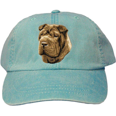 Chinese Shar-Pei Embroidered Baseball Caps