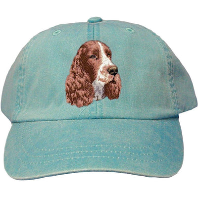 English Springer Spaniel Embroidered Baseball Caps