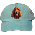 Embroidered Baseball Caps Turquoise  Irish Setter D23