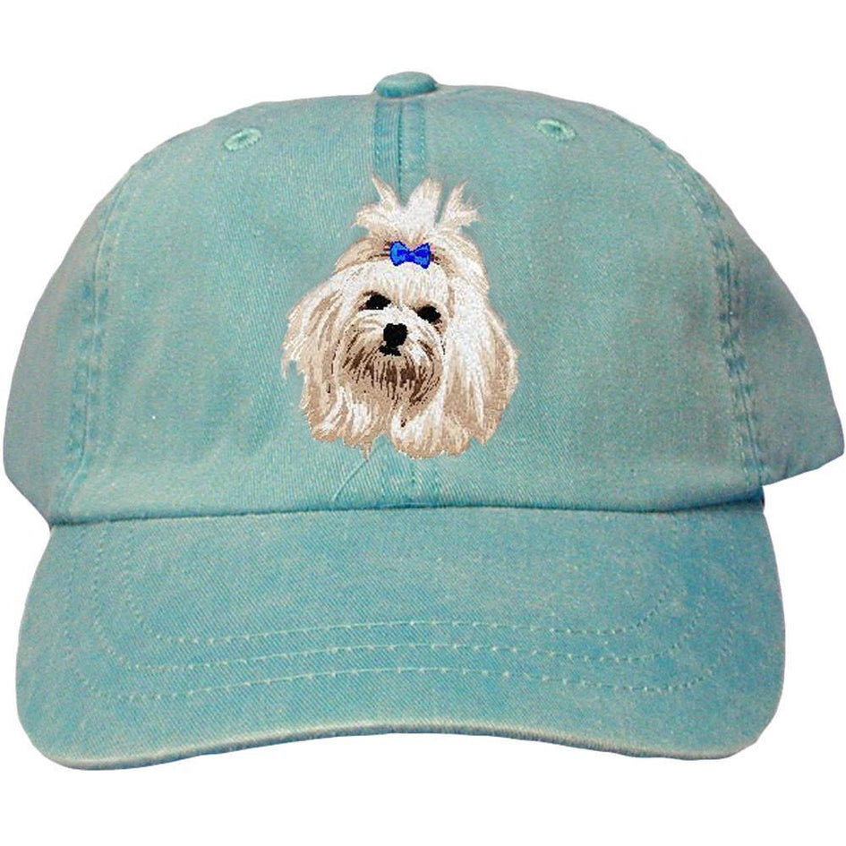 Embroidered Baseball Caps Turquoise  Maltese DM273