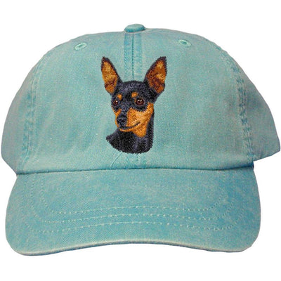 Miniature Pinscher Embroidered Baseball Caps