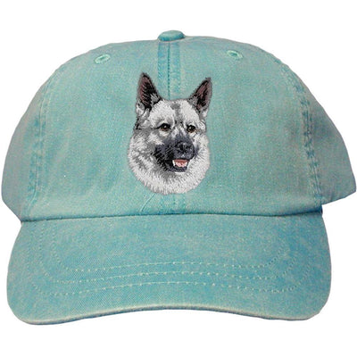 Norwegian Elkhound Embroidered Baseball Caps