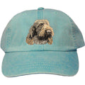Embroidered Baseball Caps Turquoise  Spinone Italiano DV249