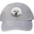 Embroidered Baseball Caps Light Blue  Bichon Frise DM406