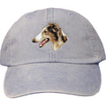 Embroidered Baseball Caps Light Blue  Borzoi D43