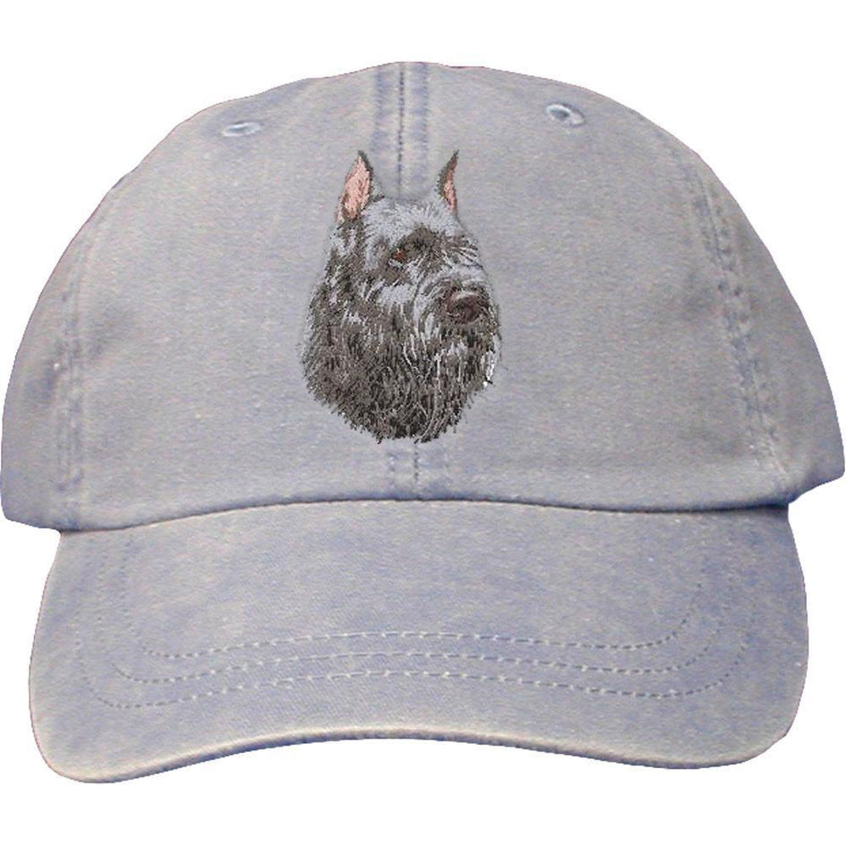 Embroidered Baseball Caps Light Blue  Bouvier des Flandres D105