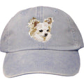 Embroidered Baseball Caps Light Blue  Chihuahua DV206