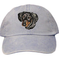 Embroidered Baseball Caps Light Blue  Dachshund DJ367