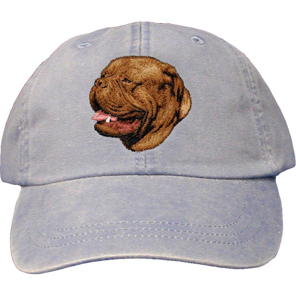 Embroidered Baseball Caps Light Blue  Dogue de Bordeaux D39