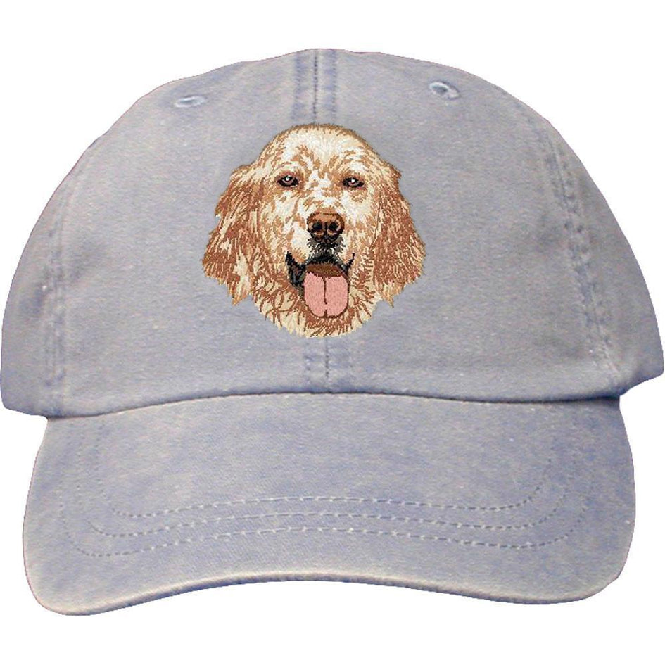 Embroidered Baseball Caps Light Blue  English Setter DV457