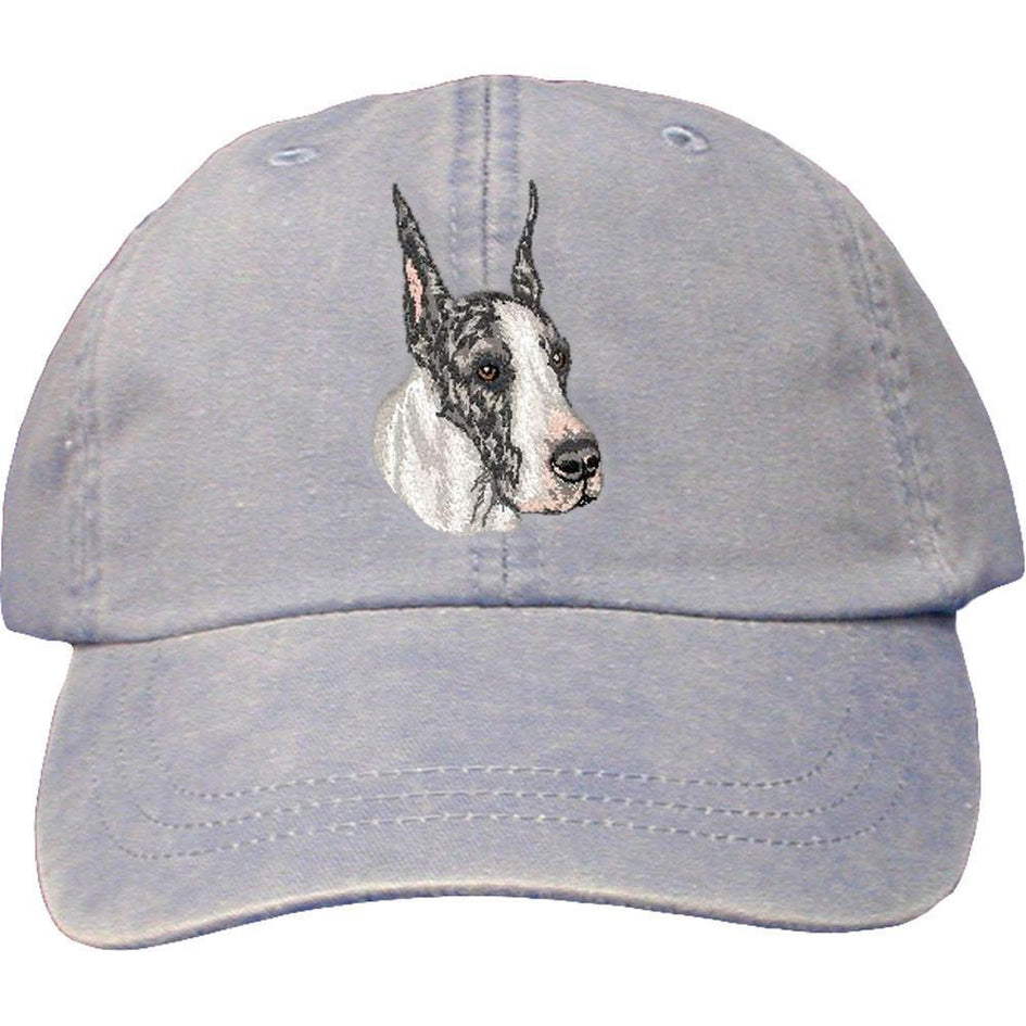 Embroidered Baseball Caps Light Blue  Great Dane DV459