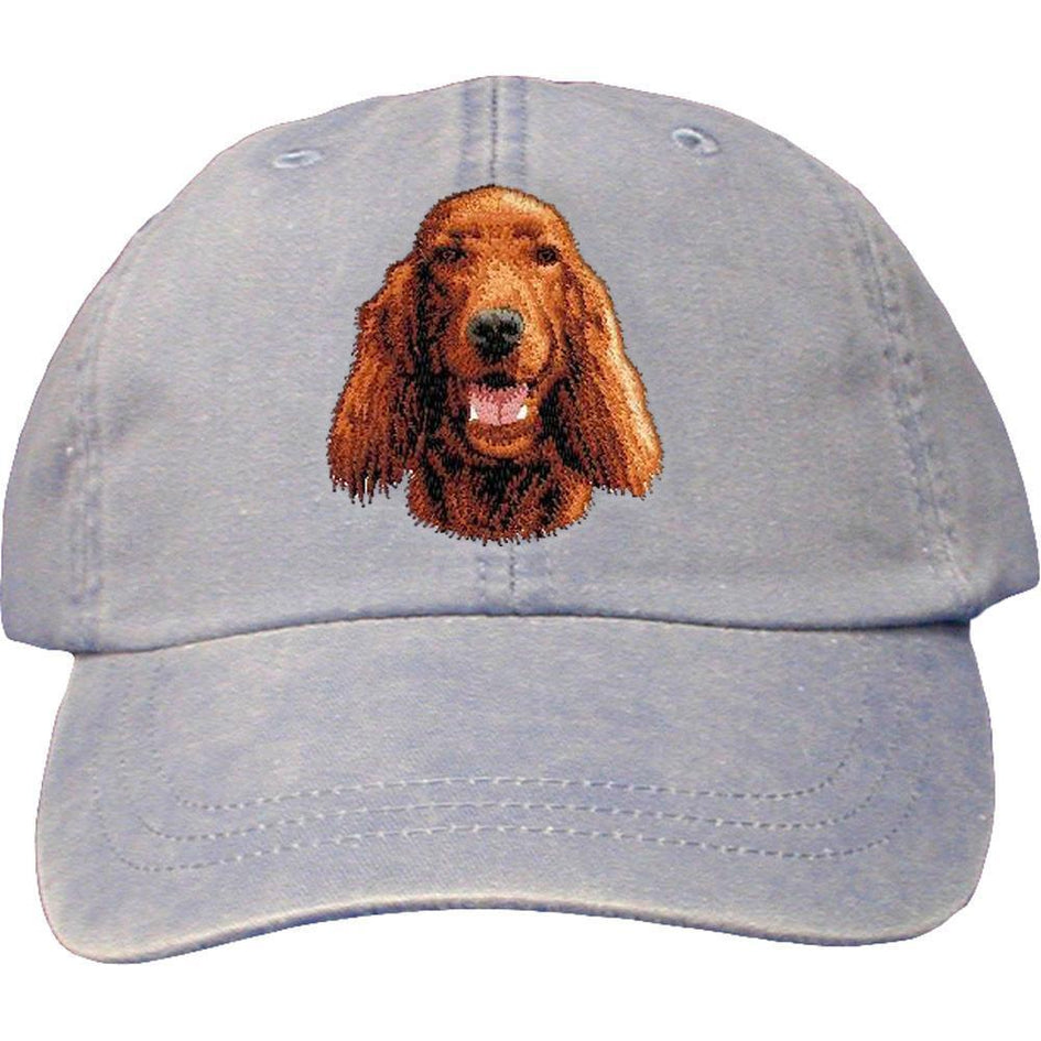 Embroidered Baseball Caps Light Blue  Irish Setter D23