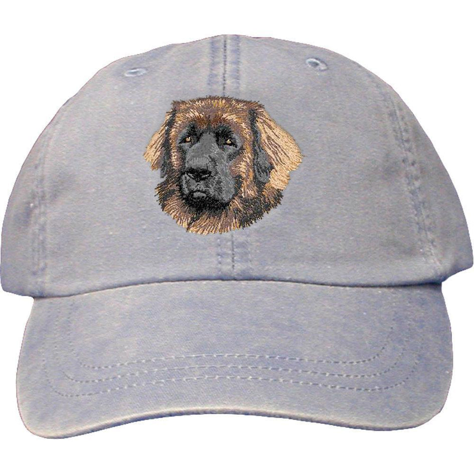 Embroidered Baseball Caps Light Blue  Leonberger DV221