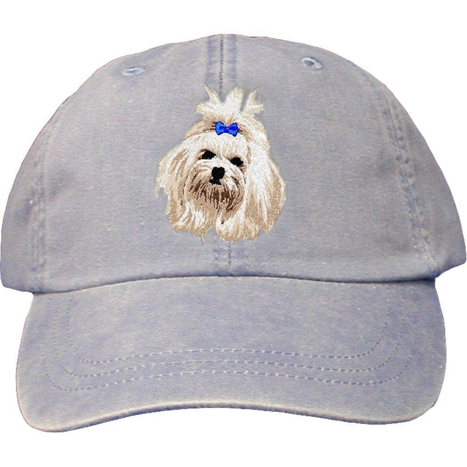 Embroidered Baseball Caps Light Blue  Maltese DM273