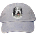 Embroidered Baseball Caps Light Blue  Old English Sheepdog D40