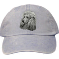Embroidered Baseball Caps Light Blue  Poodle DM450