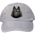 Embroidered Baseball Caps Light Blue  Schipperke DN434