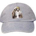 Embroidered Baseball Caps Light Blue  Shih Tzu DN390