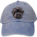 Embroidered Baseball Caps Denim  Affenpinscher DM488
